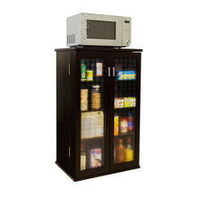 Cargar imagen en el visor de la galería, Alacena Rubi. Multifuncional. Práctica alacena de madera con puertas tipo despensero y una gran capacidad de almacenamiento. El complemento ideal para tu cocina. Muebles de madera para cocina.